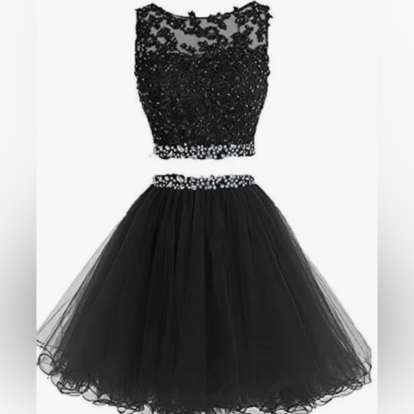 SHERRI HILL TWO PIECE SHORT HOMECOMING/PROM DRESS - Picture 2 of 16